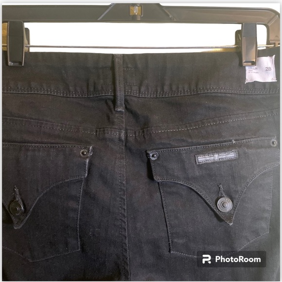 Collin flap Hudson skinny jeans in black, size 28 - Picture 3 of 8